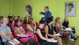 De la mano de Fabio Pedicini, director técnico de Selective España, se dio a conocer este producto en la sala técnica de Discopebell, distribuidora local de la firma en Mérida