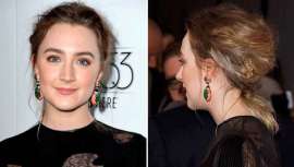 El peluquero Adir Abergel creó un peinado sofisticado para que la actriz lo luciera en la presentación en Nueva York de la película Brooklyn, gracias a los productos de Leonor Greyl