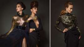 La última colección del estilista invita a dejar atrás normas y códigos establecidos. La opulencia entra en escena. Pages recurre al oro y el negro como tonos básicos en estilismos glamurosos