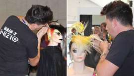 El estilista de Inizi@ HairCosmetics consigue el segundo premio en el XXIV Campeonato Nacional de Peluquería 2015, donde también fue el tercer clasificado en peinado creativo y segundo en peinado de noche