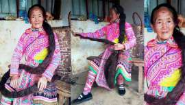 Se llama Gu Meiying y es china. Como si de un personaje de cuento de hadas se tratara, esta mujer luce una larga cabellera que supera los 2,44 metros de longitud. Una melena que no se corta desde hace más de tres décadas 