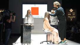 El estudio X-Presion no dejó indiferente al público que presenció la quinta edición de su Show Positivo, en el marco de Salón Look. José Luis Almendral, Marco Antonio Restrepo y Jorge Cáncer dieron a conocer su última colección: Pollution 