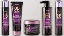 Colección de tres productos a base de colágeno hidrolizado, 
aceite de argán y aceite de camelia. La línea se compone de champú, mascarilla y leche prolongadores de juventud