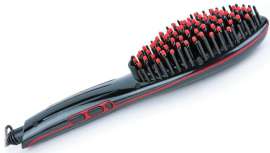 Cuenta con placas térmicas individuales y una almohadilla antiquemaduras que protege el cabello dejándolo suave y sedoso.