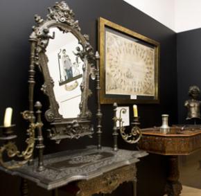 tocador de peluquería antiguo