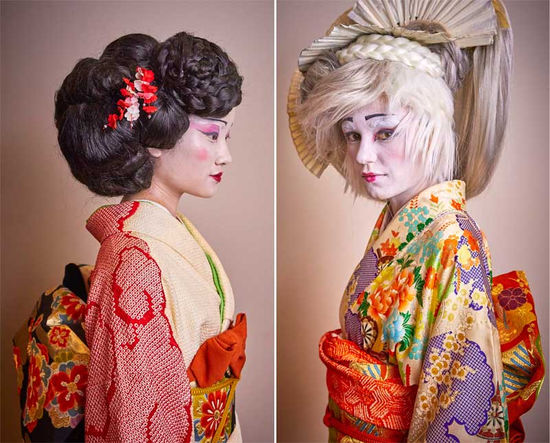 Yolanda Aberasturi homenajea a las geishas en Bilbao