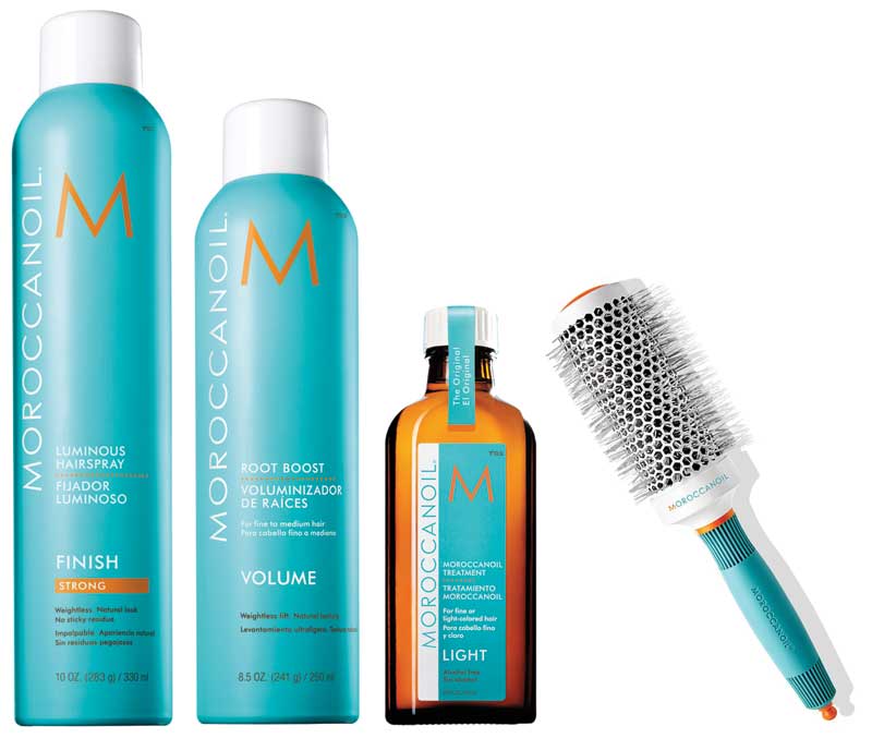 La firma de productos para el cabello Moroccanoil fue la encargada de la peluquería en el desfile de Monique Lhuillier de New York Bridal Fashion Week