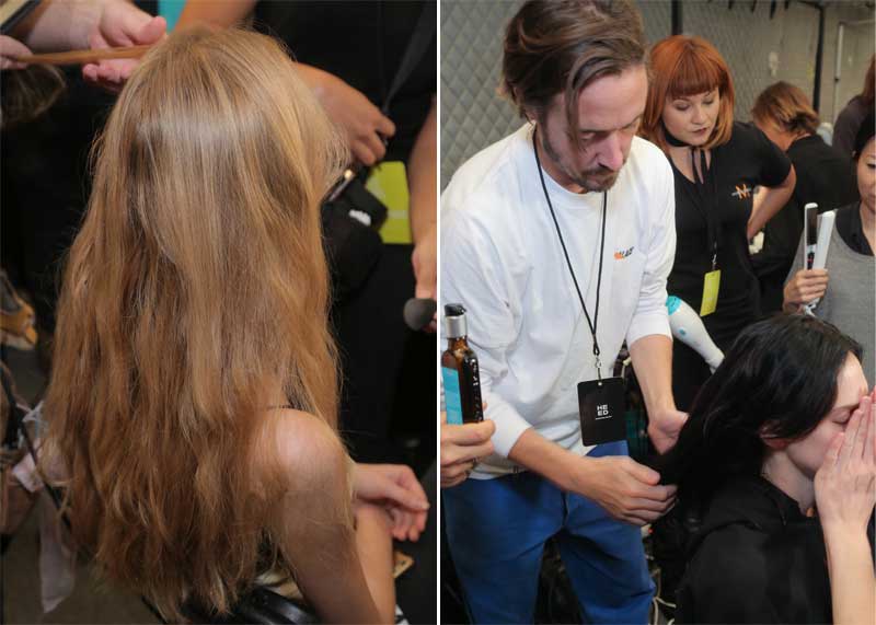 Moroccanoil fue la encargada de la peluquería en el desfile de Vera Wang en la New York Fashion Week