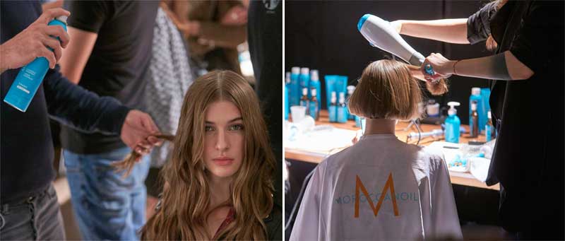 Moroccanoil fue la encargada de la peluquería en el desfile de Alexis Mabille en la Paris Fashion Week