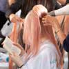 Moroccanoil fue la encargada de la peluquería en el desfile de Courrèges en la Paris Fashion Week