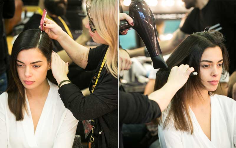 Looks extra lisos de Redken para TCN en la 080 Barcelona Fashion