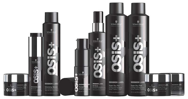 La gama OSiS+ Session Label de Schwarzkopf Professional se renueva, pensando en el salón