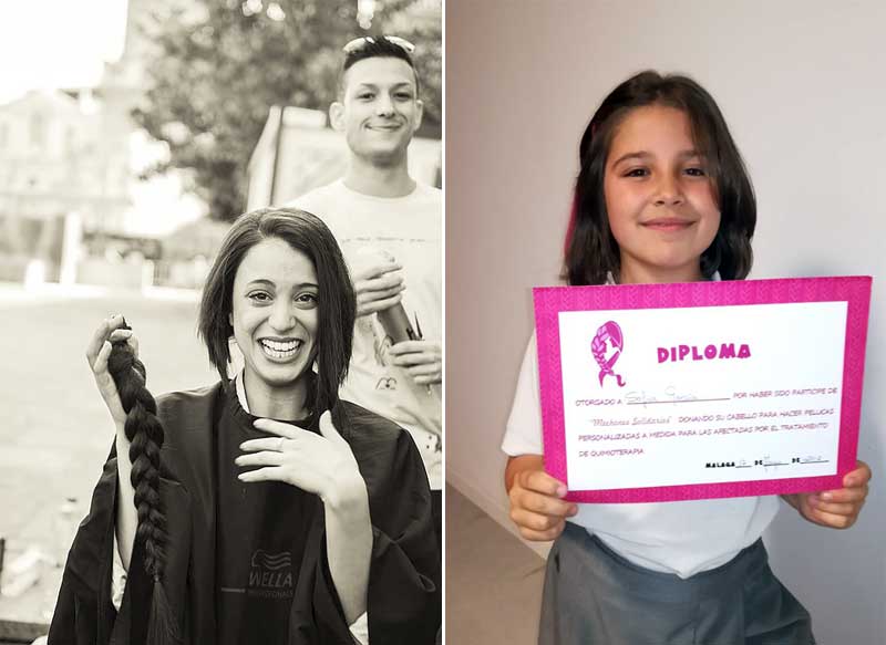 Donar cabello para pacientes en tratamiento oncológico