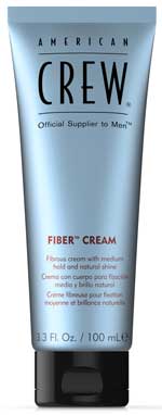 Fiber Cream de American Crew consigue un acabado de alta fijación y brillo suave para el cabello masculino