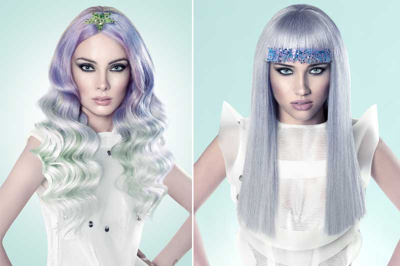 MoonLight Glitter Collection, el arte de maquillar el cabello por Gonzalo Zarauza