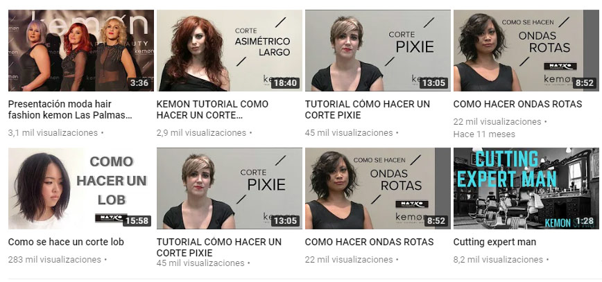 youtube natxo peluqueros