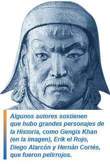 gengis khan pelirrojo