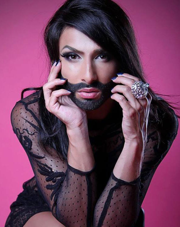 Conchita Wurst, la diva con barba