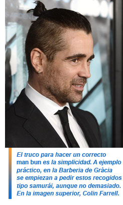 El 'man bun' como tendencia