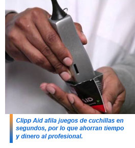 Clipp Aid, cristales para afilar máquinas de corte