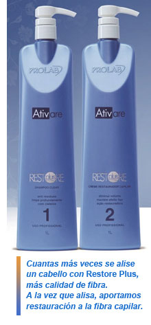 Restore Plus: tatamiento alisador restaurador que mejora la fibra capilar