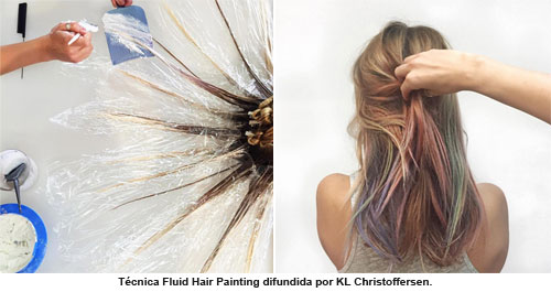 Fluid Hair Painting