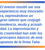 Gala Tahe Experience 2015