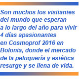 Pietranera en Cosmoprof 2016 en Bologna