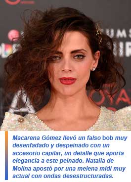 peinados de los premios Goya 2016