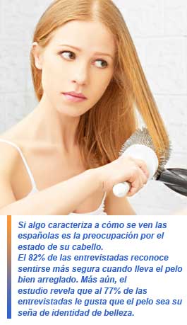 El cabello es un elemento fundamental del aspecto de las españolas