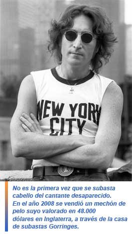 mechón de John Lennon