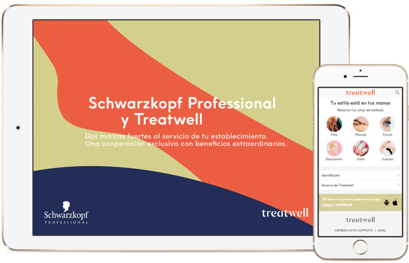 Plataforma Schwarzkopf Professional-Treatwell