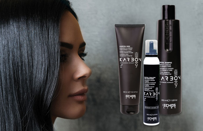 Beauty Market y Echosline regalan 6 packs de productos Karbon 9 para regenerar los cabellos castigados
